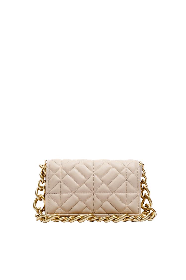 Zara white quilted bag sale